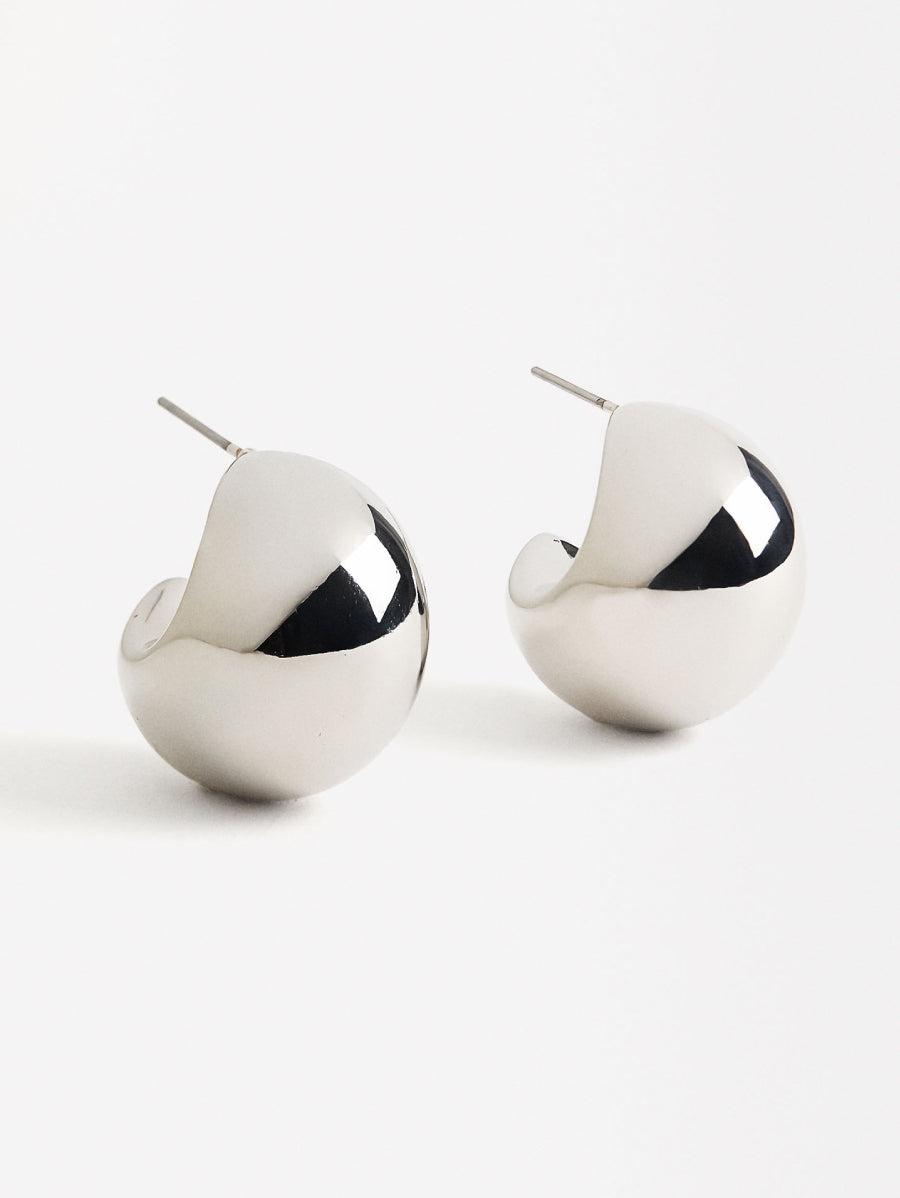 Обеци Хейли неръждаема стомана цвят сребро