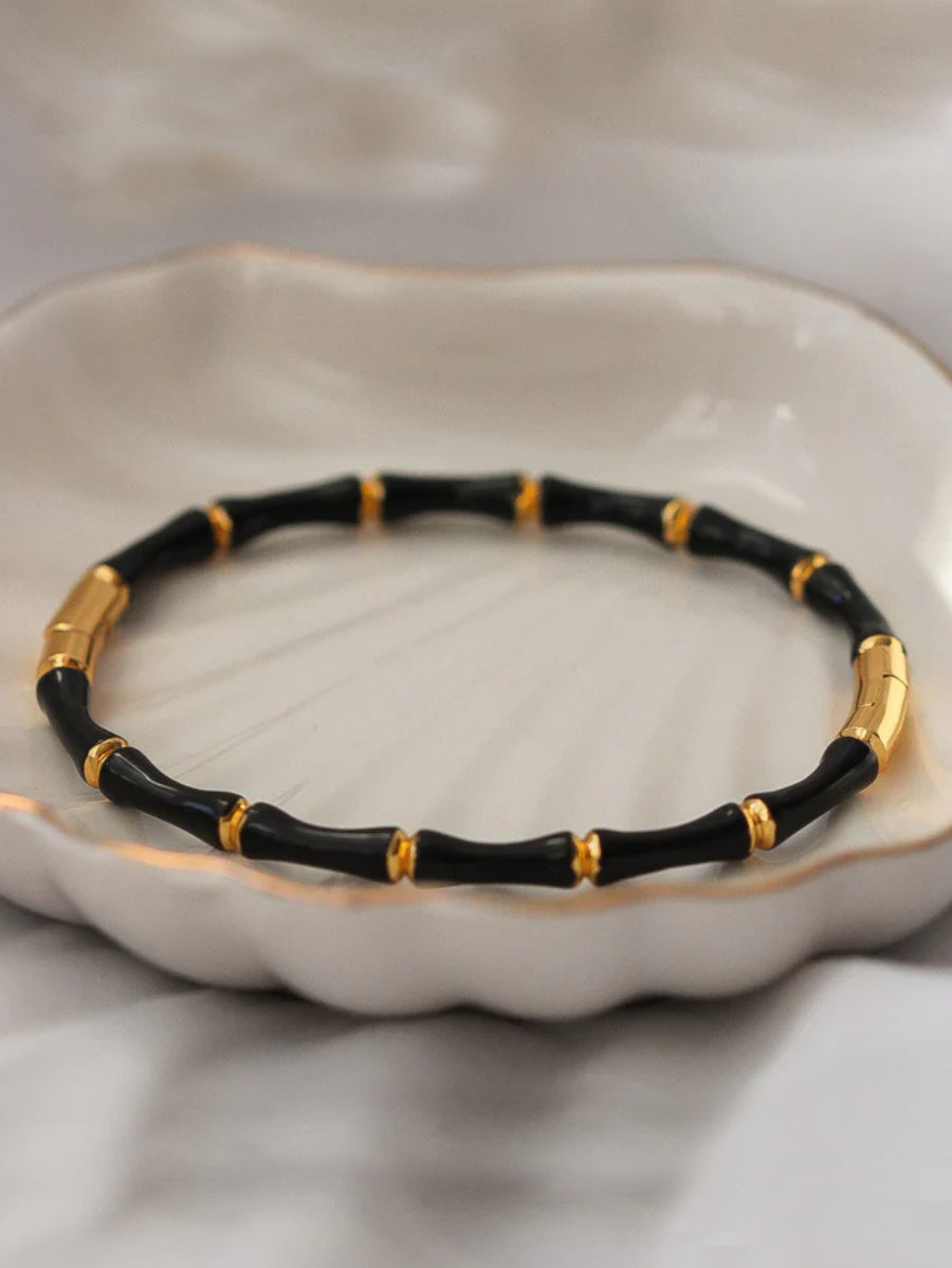 Твърда гривна бенгъл медицинска стомана, цвят черен