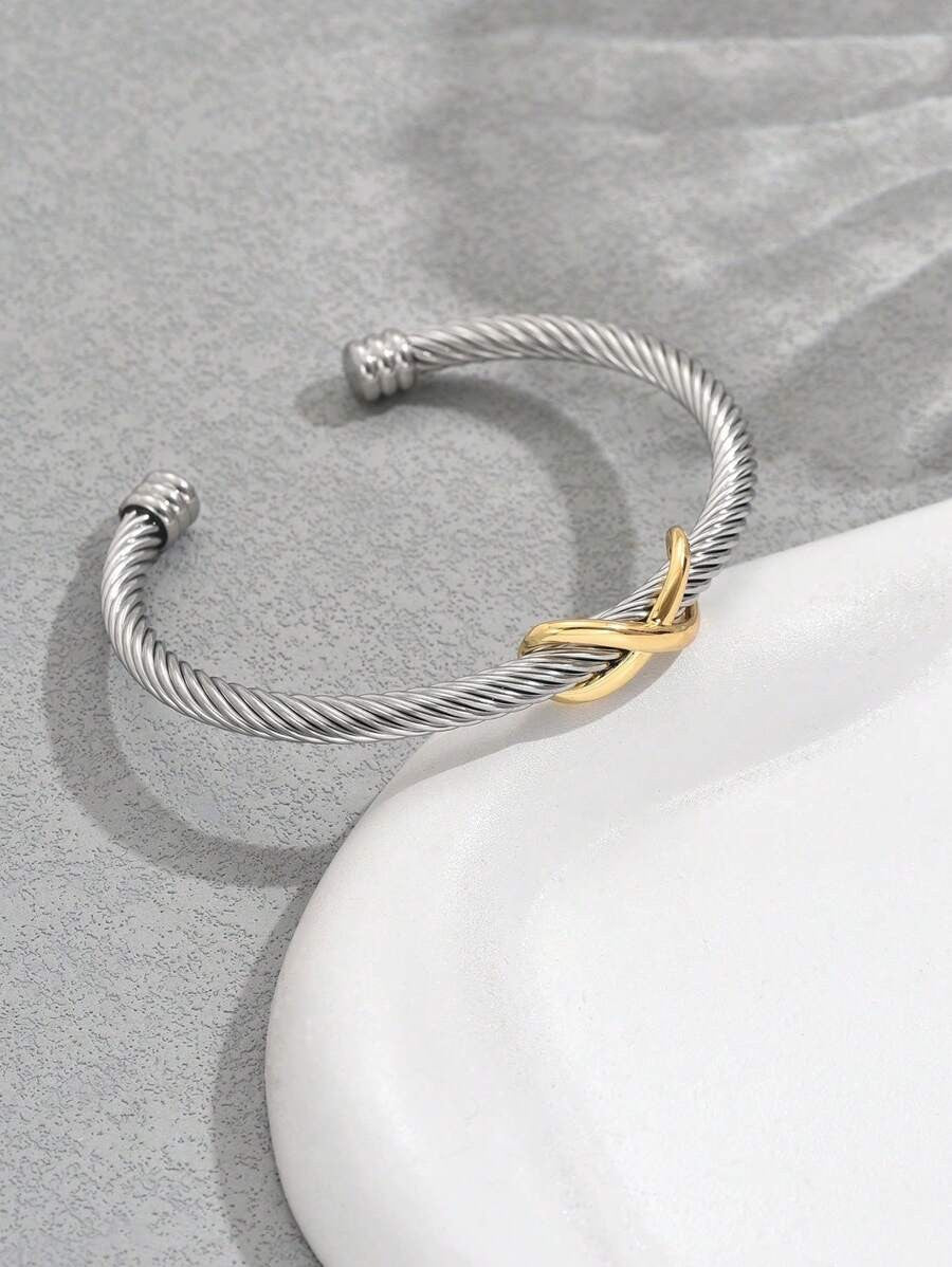 Гривна от медицинска стомана твърда бенгъл отворен тип