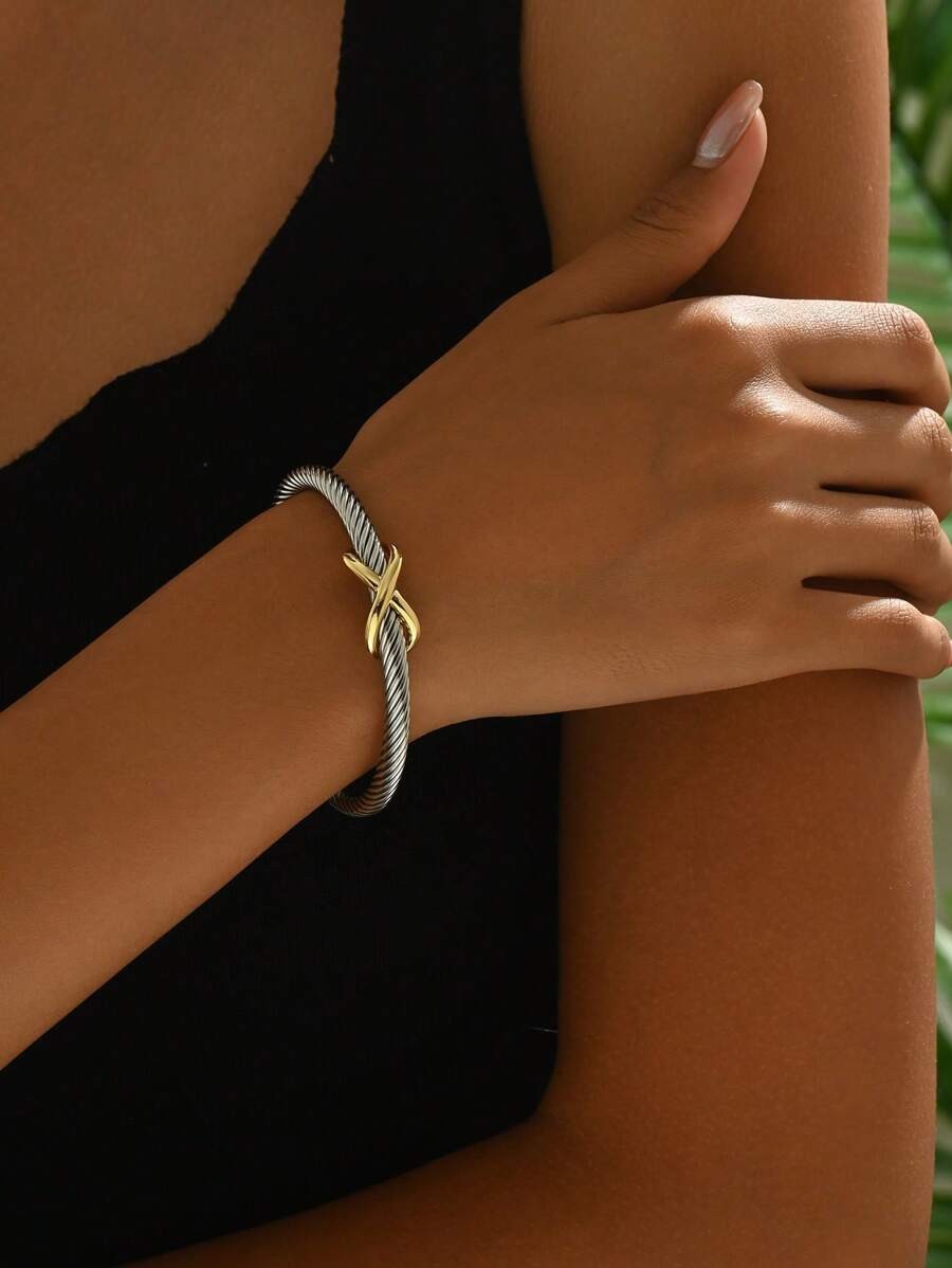 Гривна от медицинска стомана твърда бенгъл отворен тип