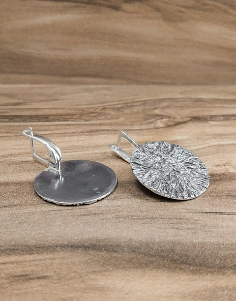 Сребърен комплект бижута проба 925 включващ обеци, медальон, пръстен, гривна - бижуто е подходящо за жени